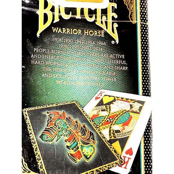 Beautiful Vintage Deck of Warrior Horse Playing Cards in Case~ Like New - Picture 4 of 5